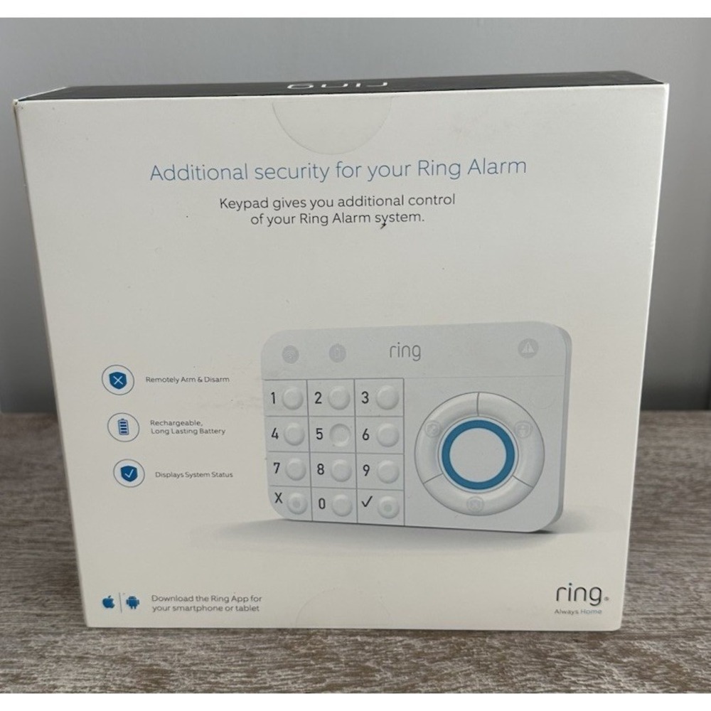 Sealed Box RING Alarm Keypad Security NEW In Box Install Accessories - Picture 5 of 8